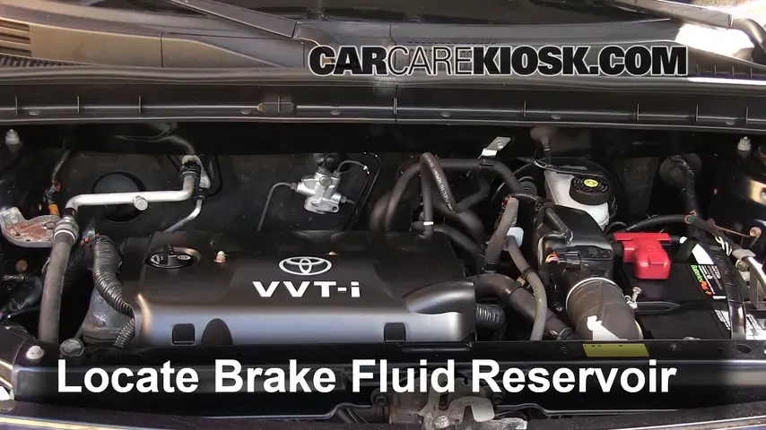 2006 Scion xB 1.5L 4 Cyl. Brake Fluid Check Fluid Level